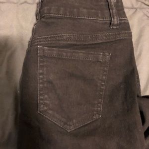 ASOS fringed bottom jeans